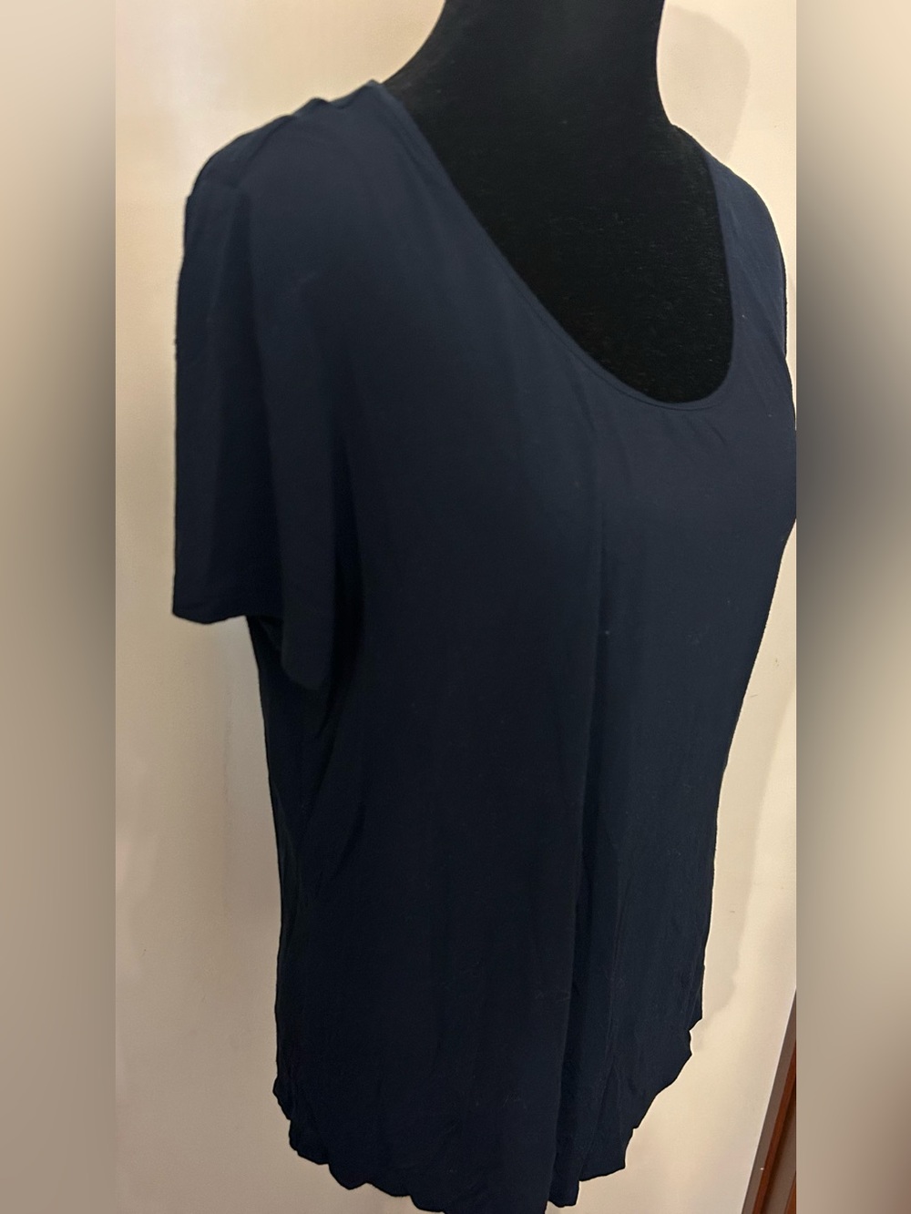 Soma Navy Scoop Neck Short Sleeve Tee
